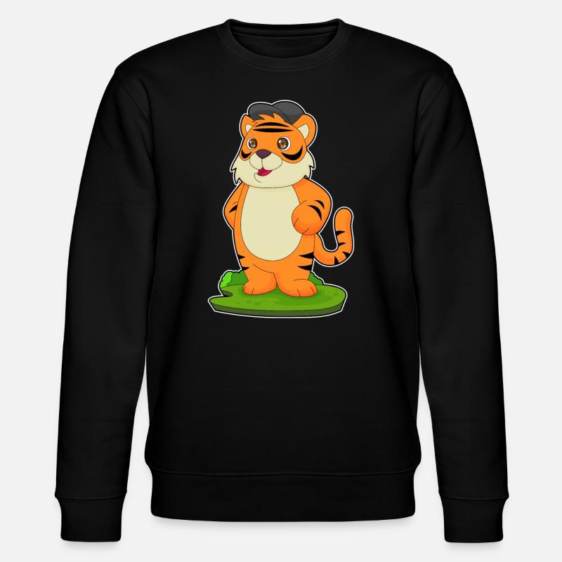 Bonnet de tigre - Sweat bio CHANGER Stanley/Stella Unisexe - noir