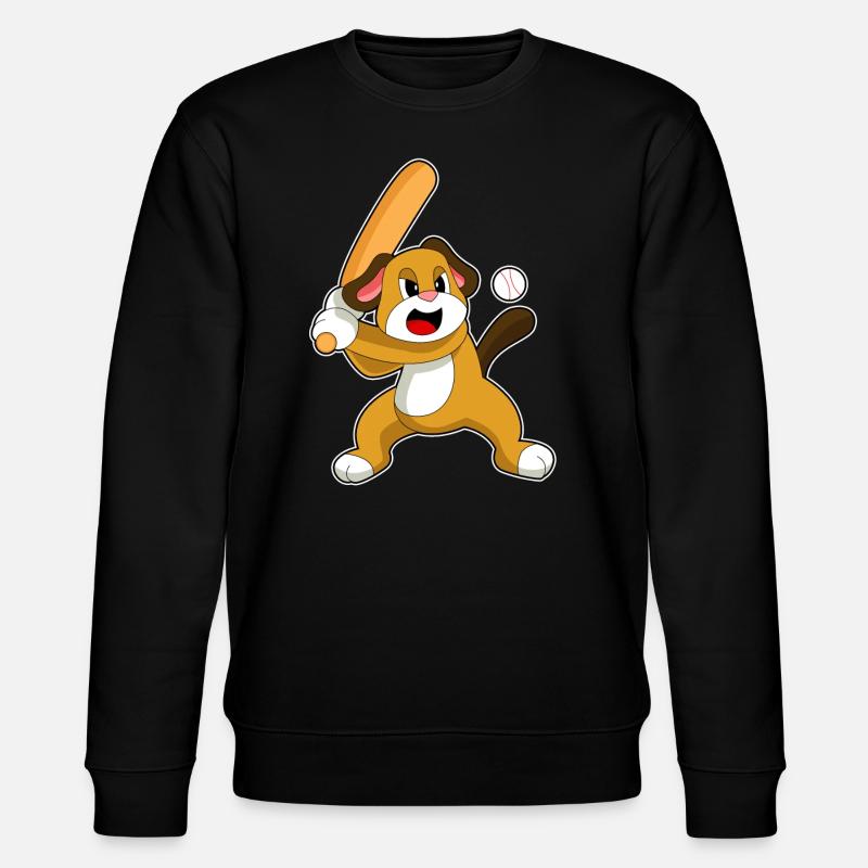 Chien Baseball Battes - Sweat bio CHANGER Stanley/Stella Unisexe - noir