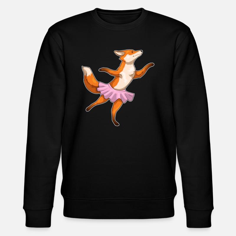 Fox Ballerina Ballet Dance - Sweat bio CHANGER Stanley/Stella Unisexe - noir