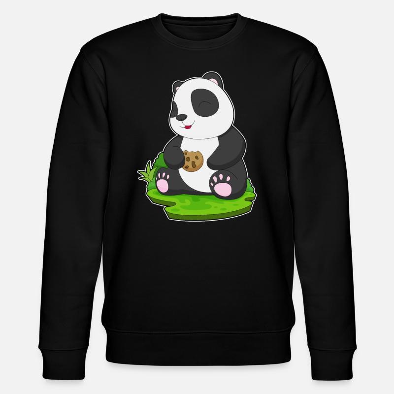 Biscuit Panda - Sweat bio CHANGER Stanley/Stella Unisexe - noir