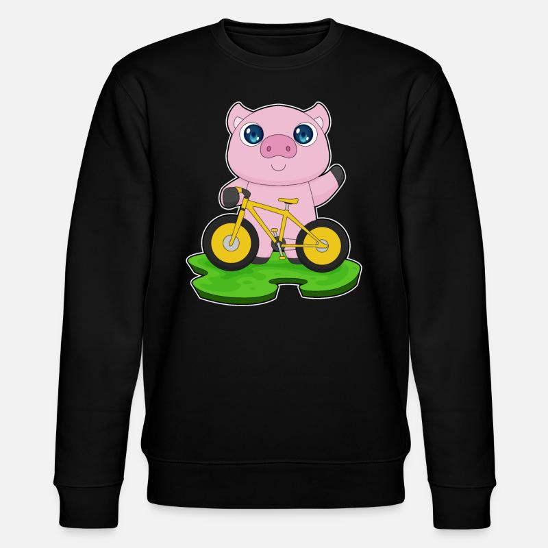 Vélo de cochon - Sweat bio CHANGER Stanley/Stella Unisexe - noir
