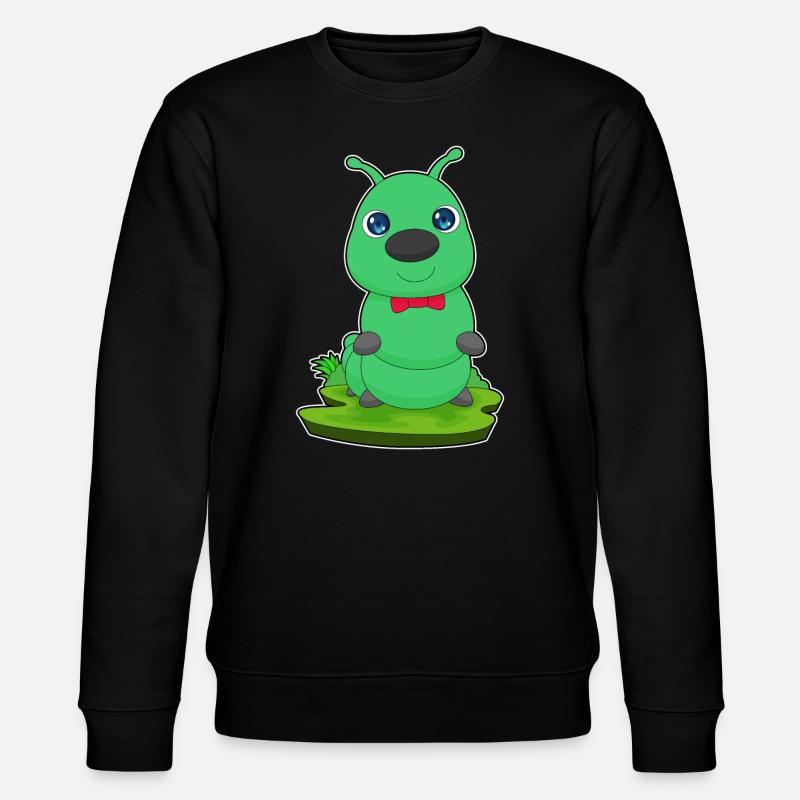 Caterpillar Loop - Stanley/Stella CHANGER Unisex Organic Sweatshirt - black