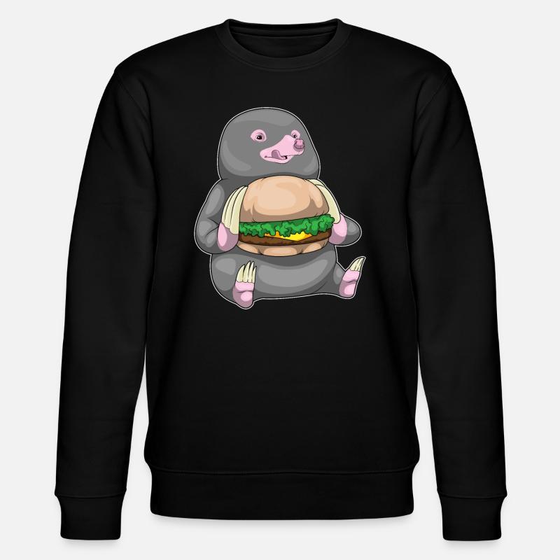 Mole Burger - Stanley/Stella CHANGER Unisex Organic Sweatshirt - black