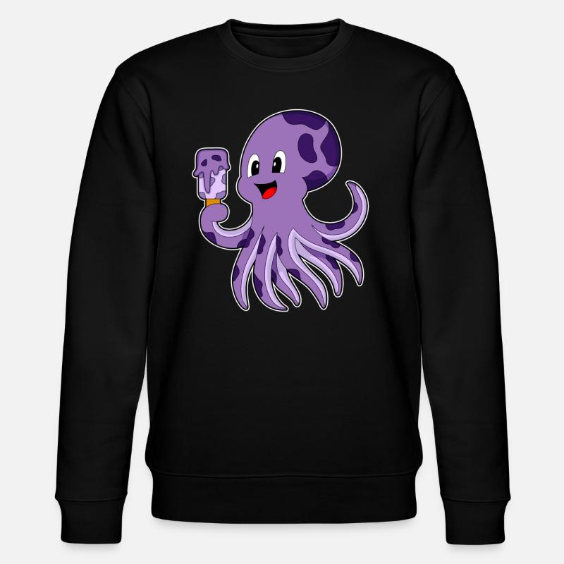 Octopus Popsicles - Stanley/Stella CHANGER Unisex Organic Sweatshirt - black