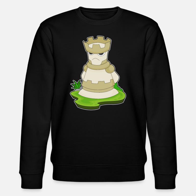 Pièce d’échecs Tour Échecs - Sweat bio CHANGER Stanley/Stella Unisexe - noir