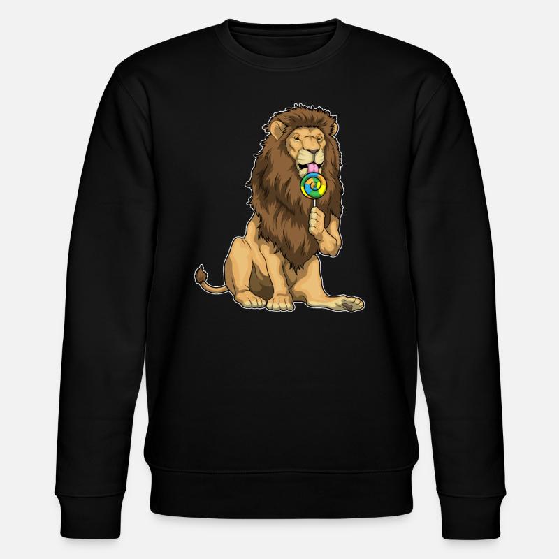 Sucette Lion - Sweat bio CHANGER Stanley/Stella Unisexe - noir