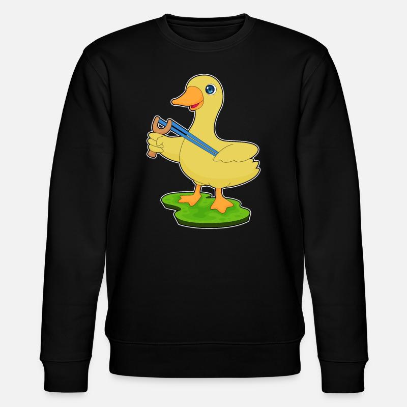 Fronde de canard - Sweat bio CHANGER Stanley/Stella Unisexe - noir