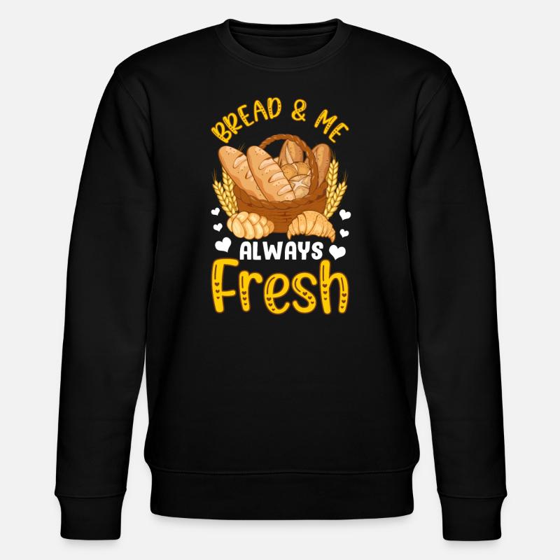 Bread Baking Bread Maker - Stanley/Stella CHANGER Unisex Organic Sweatshirt - black