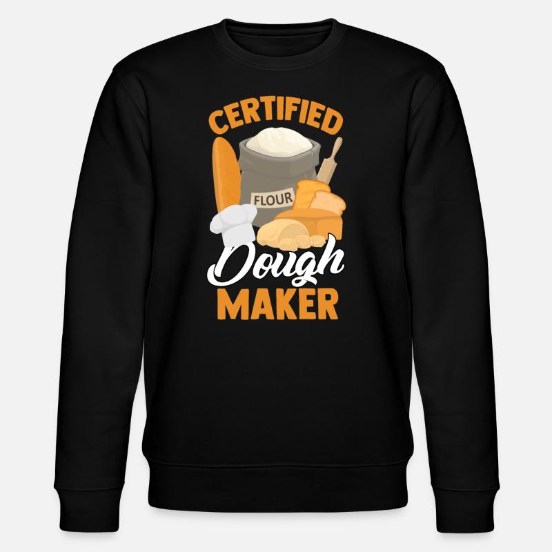 Brotbacken Brotbackautomat - Stanley/Stella Unisex Bio-Sweatshirt CHANGER  - Schwarz