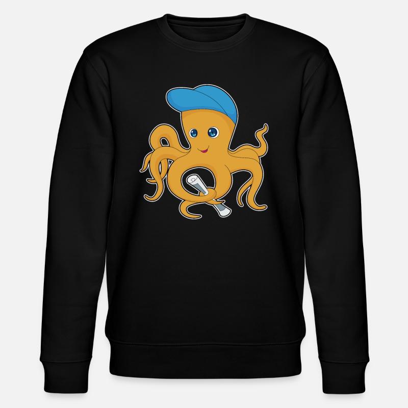 Journal Octopus - Sweat bio CHANGER Stanley/Stella Unisexe - noir