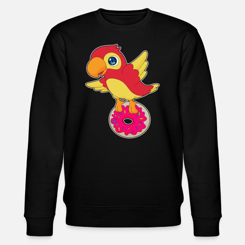 Beignet perroquet - Sweat bio CHANGER Stanley/Stella Unisexe - noir