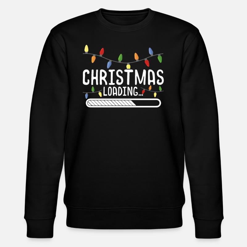 Christmas Is Loading - Stanley/Stella CHANGER Unisex Organic Sweatshirt - black