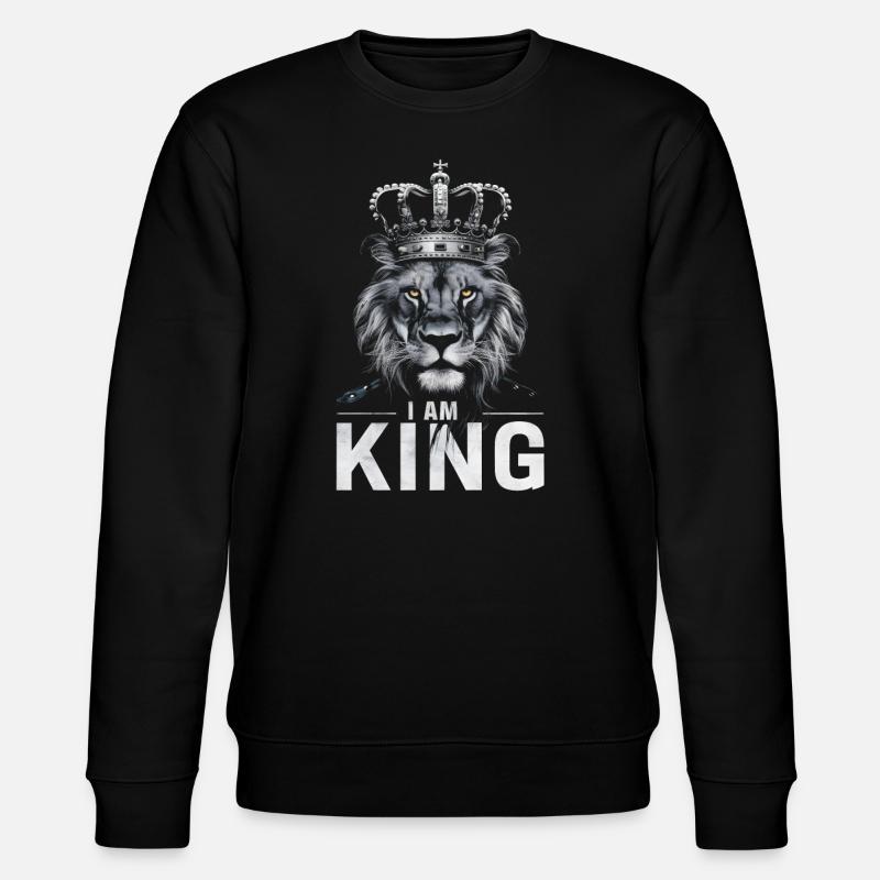 Je suis avec une couronne - Sweat bio CHANGER Stanley/Stella Unisexe - noir