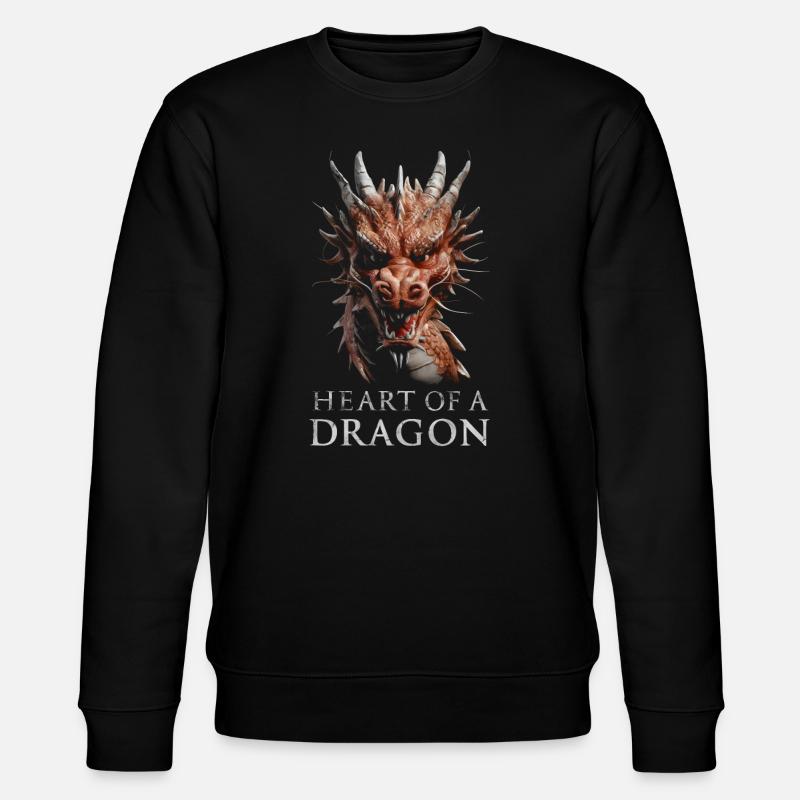 Cœur de dragon - Sweat bio CHANGER Stanley/Stella Unisexe - noir