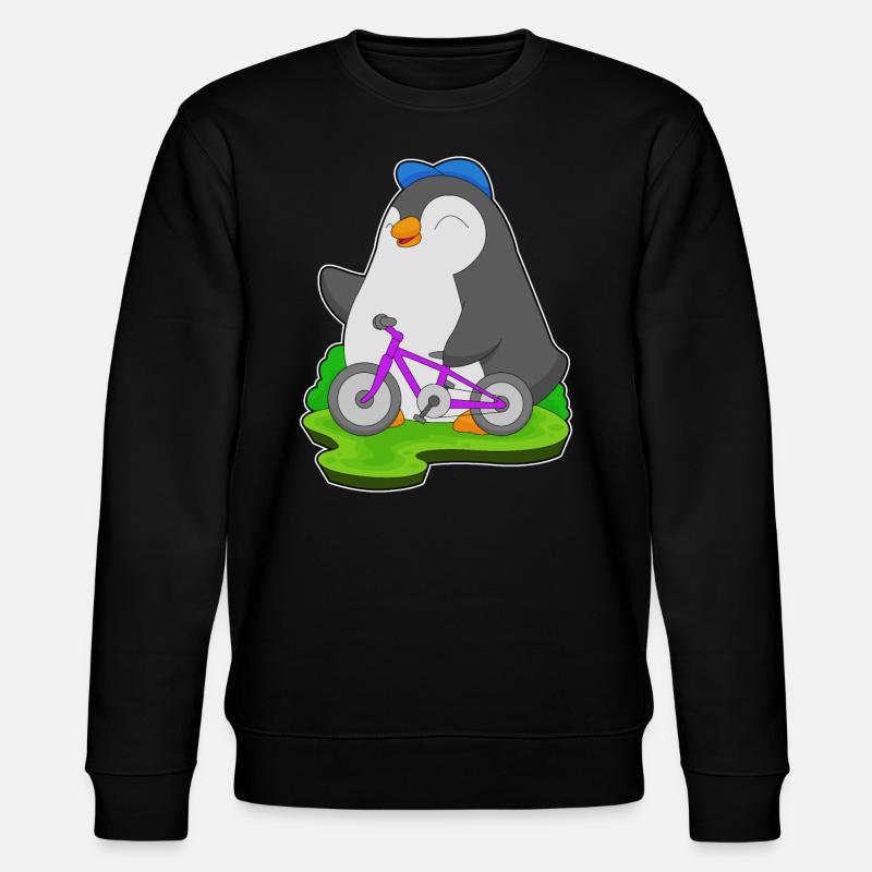 Vélo pingouin - Sweat bio CHANGER Stanley/Stella Unisexe - noir