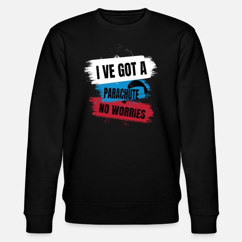 Solitude dans le ciel – Parapente - Sweat bio CHANGER Stanley/Stella Unisexe - noir