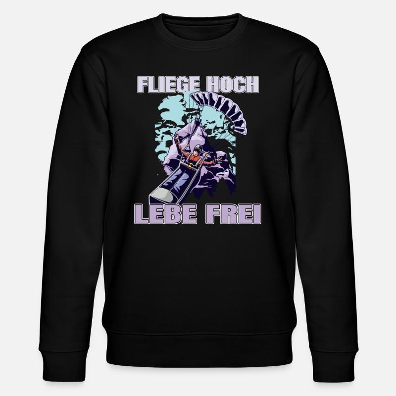 Volez haut, vivez en liberté - Sweat bio CHANGER Stanley/Stella Unisexe - noir