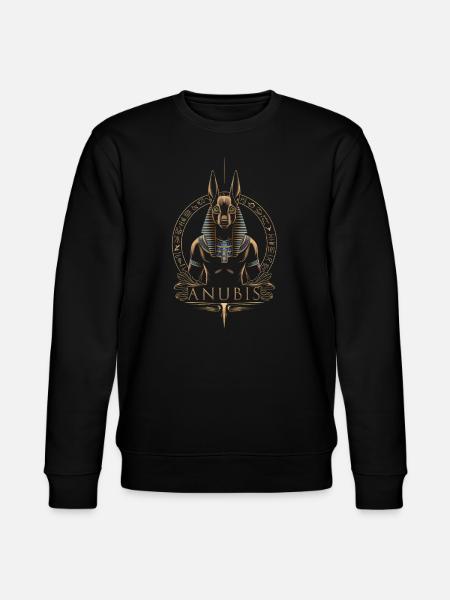 Anubis God egyptian mythology - Stanley/Stella CHANGER Unisex Organic Sweatshirt - black