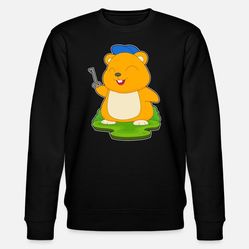 Clé du hamster - Sweat bio CHANGER Stanley/Stella Unisexe - noir