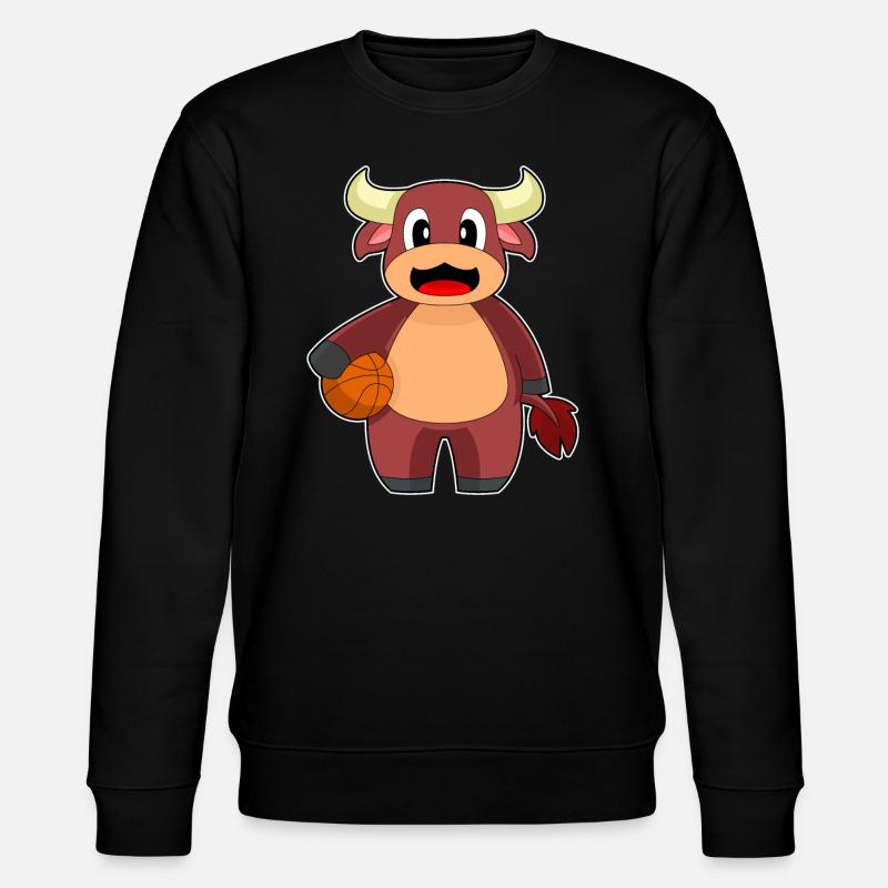 Taureau Basketteur Basket-ball - Sweat bio CHANGER Stanley/Stella Unisexe - noir