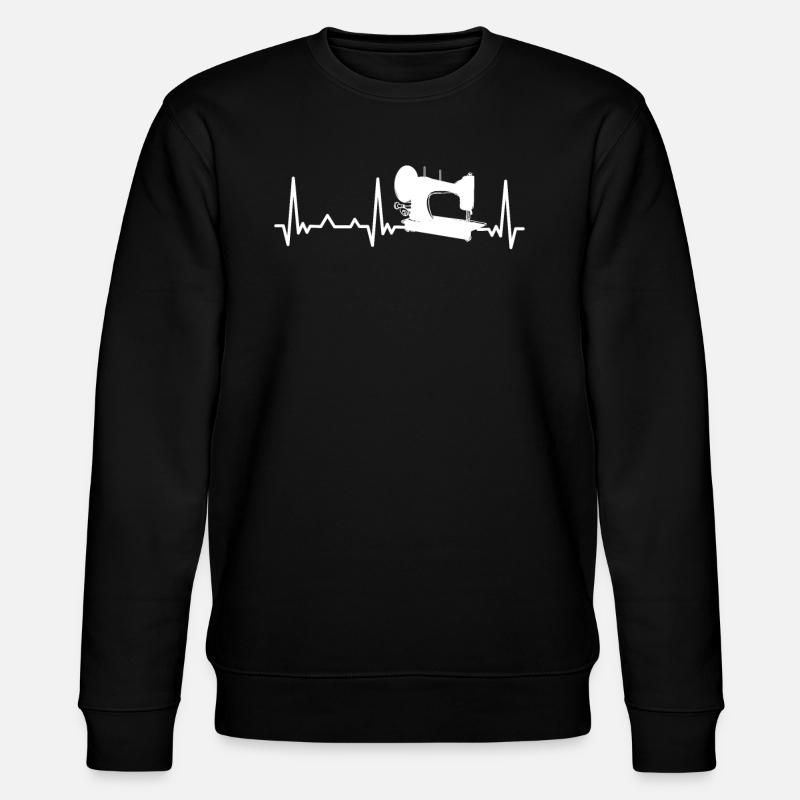 Sewing Machine Heartbeat Sewing Passion - Sweat bio CHANGER Stanley/Stella Unisexe - noir