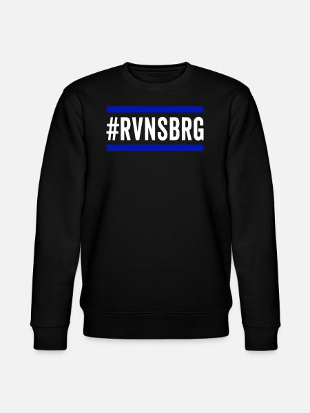 Ravensburg without vowels #RVNSBRG - Stanley/Stella CHANGER Unisex Organic Sweatshirt - black