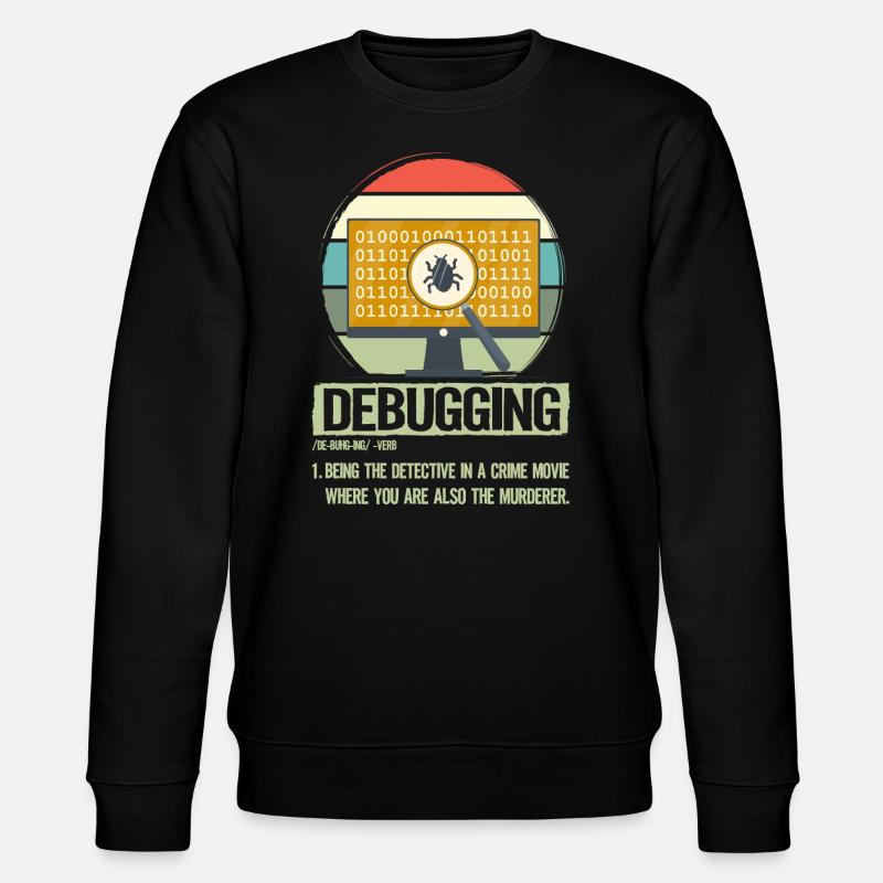 Debuggen - Stanley/Stella Unisex Bio-Sweatshirt CHANGER  - Schwarz
