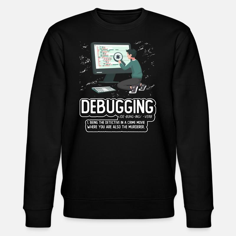 Debugging - Stanley/Stella CHANGER Unisex Organic Sweatshirt - black