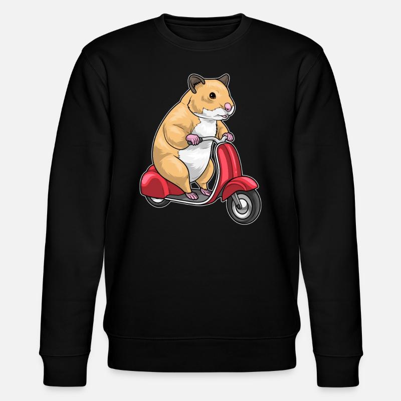 Hamster Scooter - Sweat bio CHANGER Stanley/Stella Unisexe - noir