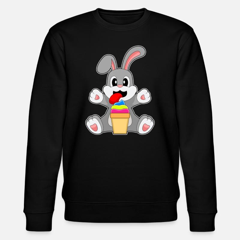 Coupe glacée Bunny - Sweat bio CHANGER Stanley/Stella Unisexe - noir