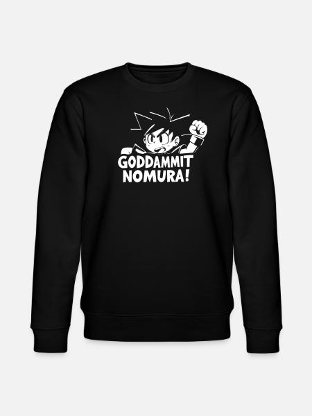 Goddammit Nomura – Chibi Design - Stanley/Stella CHANGER Unisex Organic Sweatshirt - black