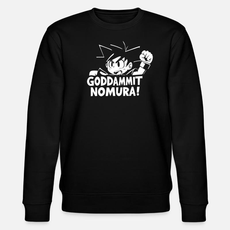 Goddammit Nomura – Chibi Design - Stanley/Stella CHANGER Unisex Organic Sweatshirt - black