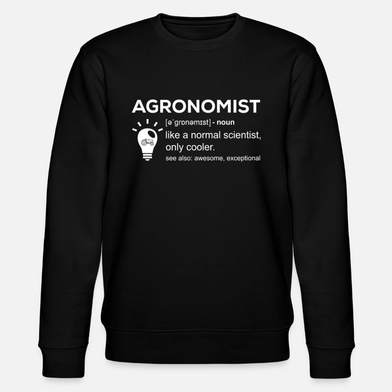 Agronome agronome Agronome Agronome - Sweat bio CHANGER Stanley/Stella Unisexe - noir