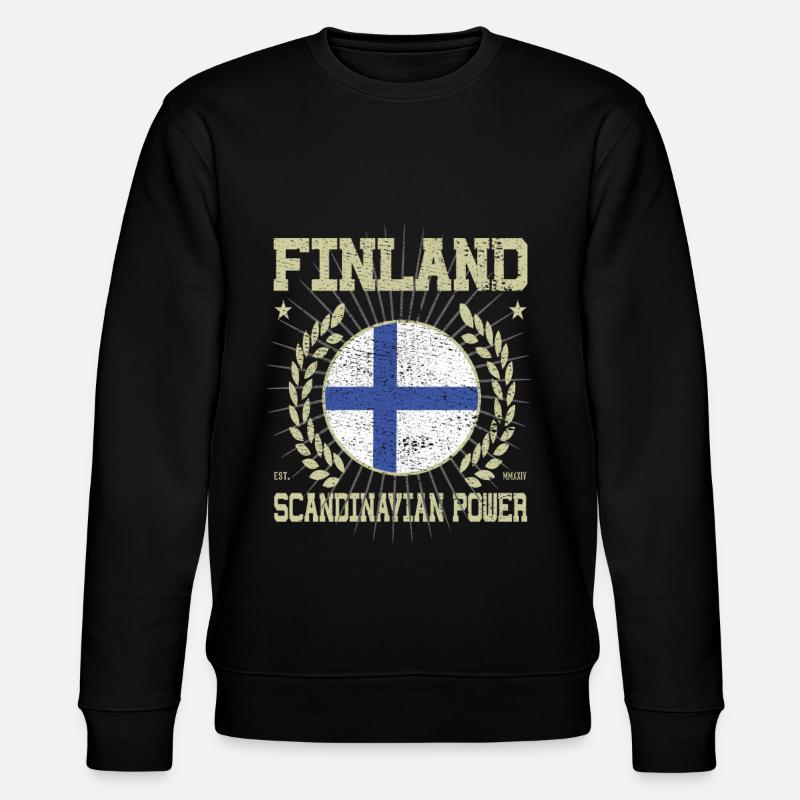 Cool Finland Design - Stanley/Stella CHANGER Unisex Organic Sweatshirt - black