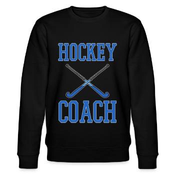 Feldhockey - Stanley/Stella Unisex Bio-Sweatshirt CHANGER  - Schwarz - Vorne - Nik (191cm) & Marisol (170cm)