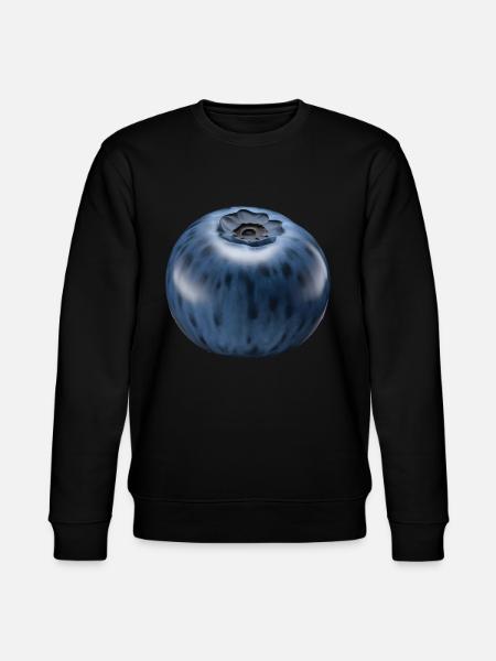 Blaubeer-Fruchtgeschenk - Stanley/Stella Unisex Bio-Sweatshirt CHANGER  - Schwarz
