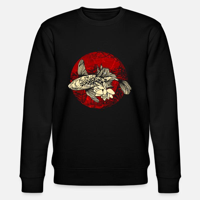 Koi fish art japonais - Sweat bio CHANGER Stanley/Stella Unisexe - noir
