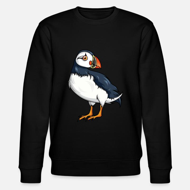 Cadeau macareux drapeau de l'Islande - Sweat bio CHANGER Stanley/Stella Unisexe - noir