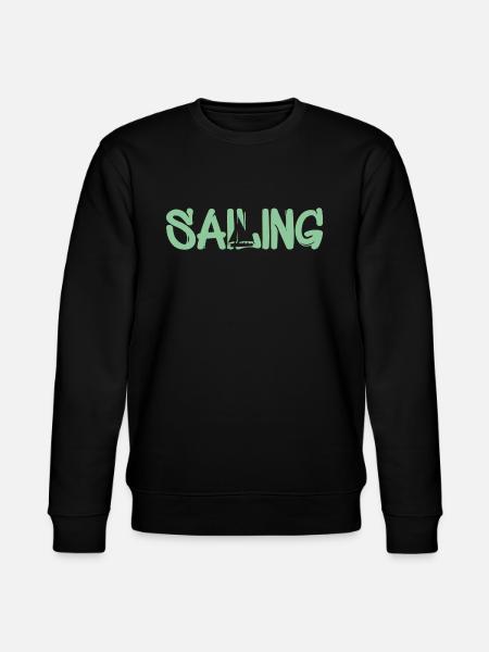 Seglen Segelschiff Segler Sailing - Stanley/Stella Unisex Bio-Sweatshirt CHANGER  - Schwarz