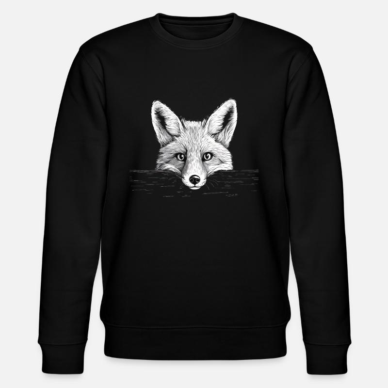 Fuchs - Stanley/Stella Unisex Bio-Sweatshirt CHANGER  - Schwarz