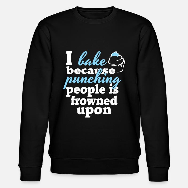 Bakers bake - Stanley/Stella CHANGER Unisex Organic Sweatshirt - black
