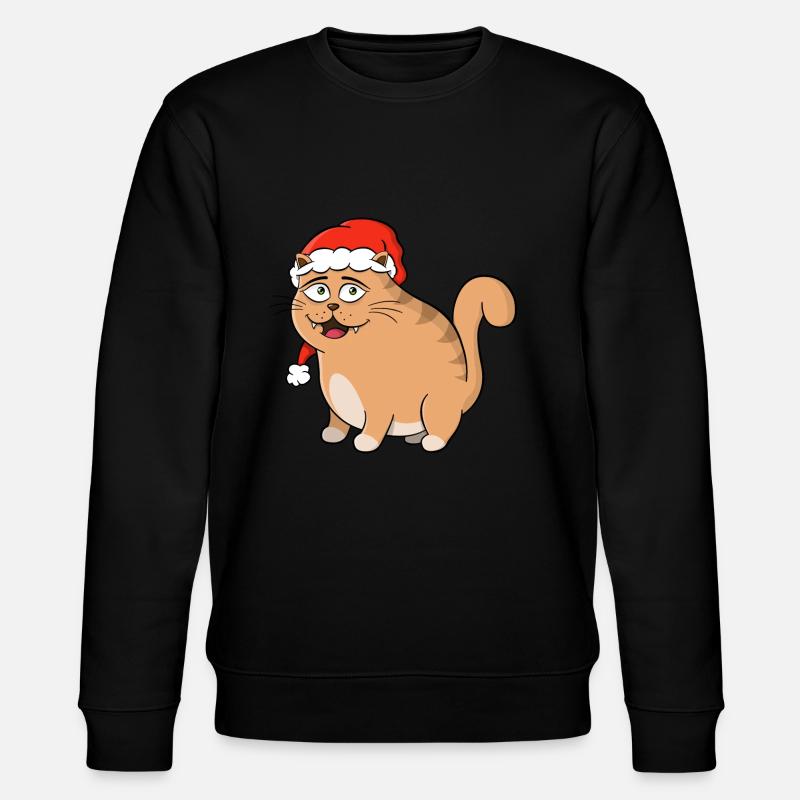 Chat de noel - Sweat bio CHANGER Stanley/Stella Unisexe - noir