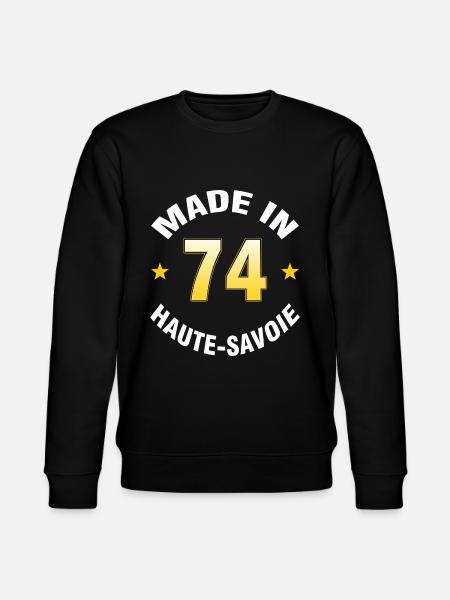 Haute-Savoie - Stanley/Stella Unisex Bio-Sweatshirt CHANGER - Schwarz