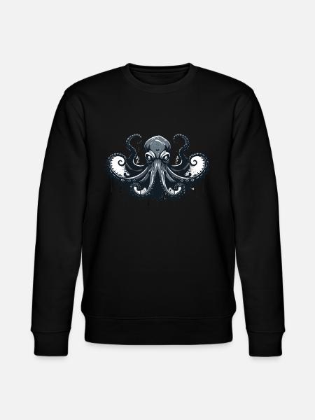 Cthulhu Lord and Savior Monster Horror T-Shirt - Stanley/Stella Unisex Bio-Sweatshirt CHANGER - Schwarz