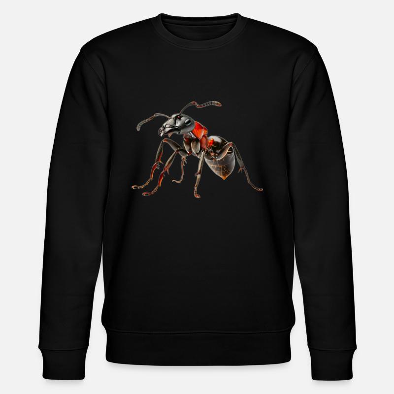Ameise - Stanley/Stella Unisex Bio-Sweatshirt CHANGER  - Schwarz