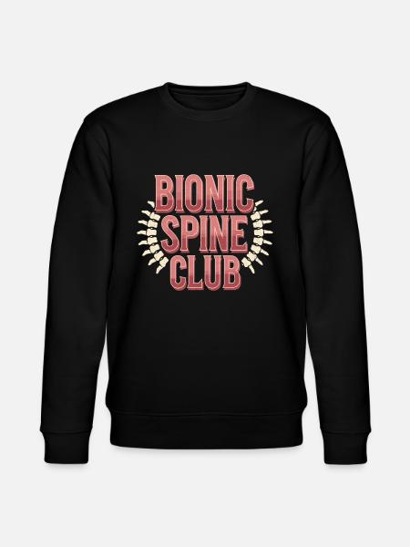 Bionic Spine Club 10 - Stanley/Stella Unisex Bio-Sweatshirt CHANGER  - Schwarz