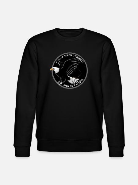 Aigle à tête blanche - Sweat bio CHANGER Stanley/Stella Unisexe - noir