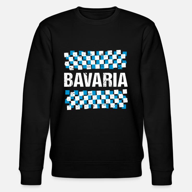 Bavière Drapeau bavarois Bavière - Sweat bio CHANGER Stanley/Stella Unisexe - noir
