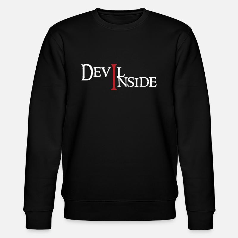 Devil Inside négatif - Sweat bio CHANGER Stanley/Stella Unisexe - noir