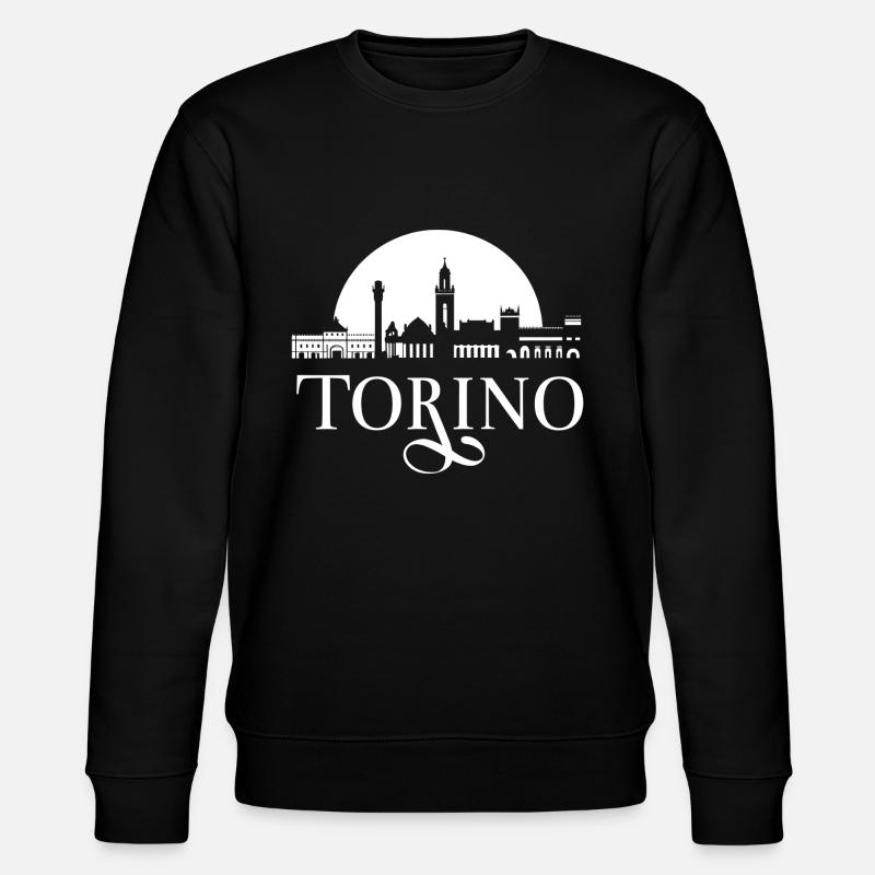 Piemont Skyline - Stanley/Stella Unisex Bio-Sweatshirt CHANGER  - Schwarz